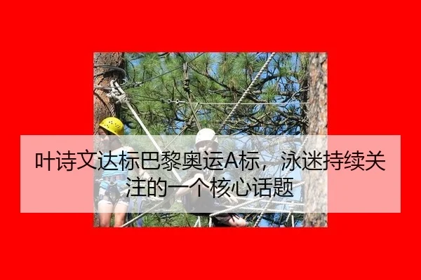 叶诗文达标巴黎奥运A标，泳迷持续关注的一个核心话题（333tiyu）